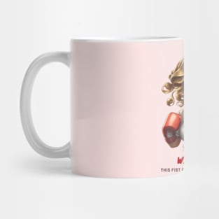 Sassy Punch Female Fighter Mug